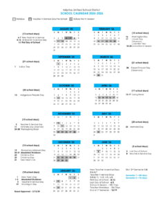 Milpitas Unified School District Schools Calendar