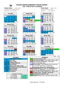 Pacheco Union Elementary School District 25-26