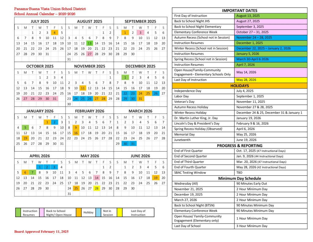 Panama-Buena Vista Union School District 25-26
