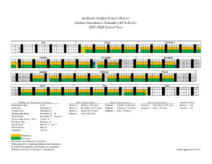 Redlands Unified School District Calendar