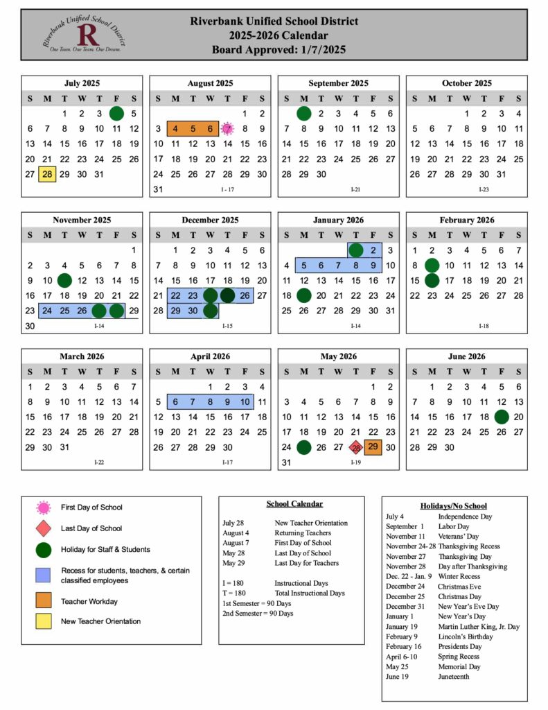 Riverbank Unified School District 25-26
