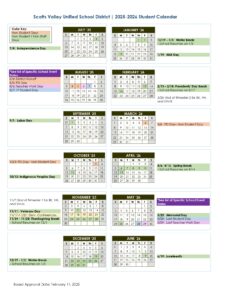 Scotts Valley Unified School District CALENDAR