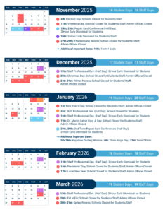 School District of Philadelphia philasd calendar 25-26