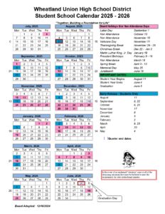 Wheatland Union High School District 25-26