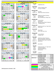 Ontario-Montclair School District 25-26
