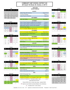 d303 calendar