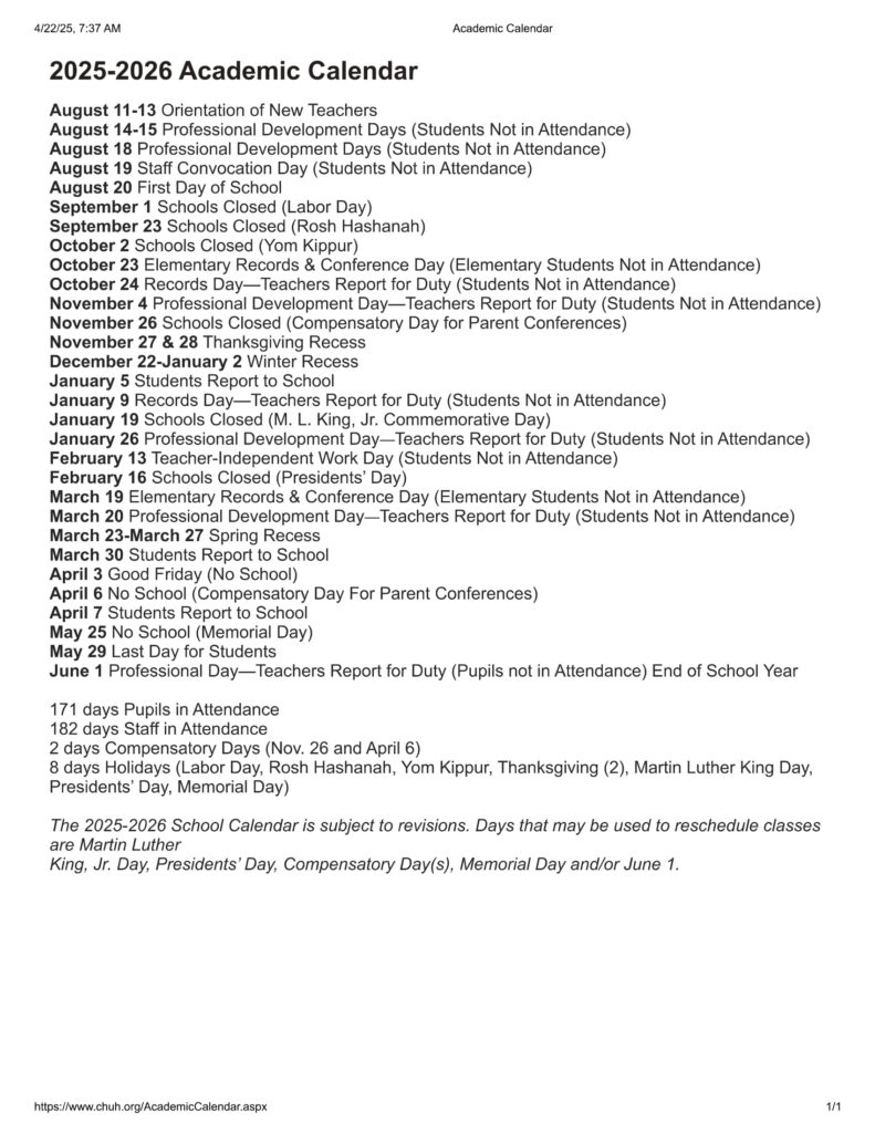 Cleveland Heights University Heights City calendar