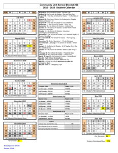 CUSD District 200 d200 calendar