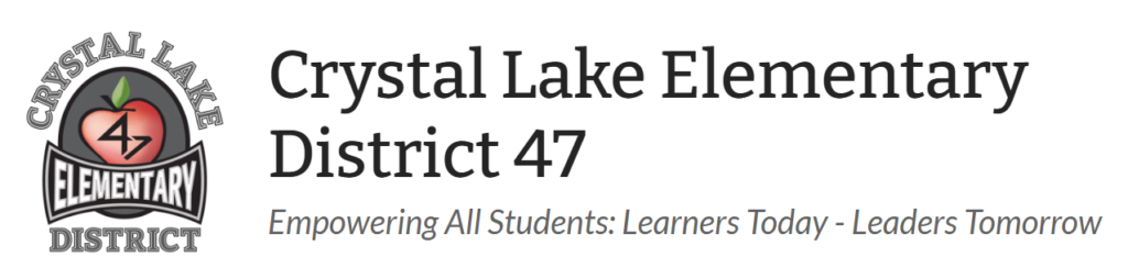 Crystal Lake District D47 calendar
