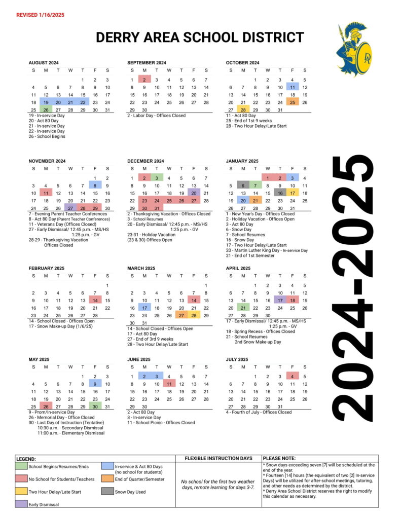 Derry Area School District 24-25