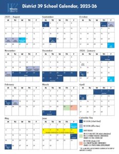 Wilmette Public Schools District 39 Calendar Revised