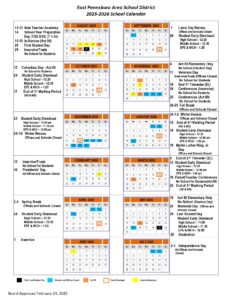 East Pennsboro Area School District Calendar