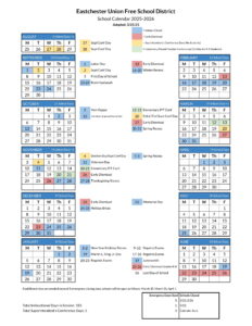 Eastchester ufsd calendar