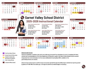 Garnet Valley School District calendar