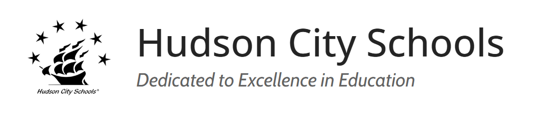 Hudson City School District OH Calendar 26-27 Updates Logo