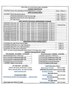 IVC District 321 Calendar 25-26