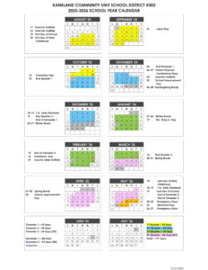 Kaneland District 302 Calendar