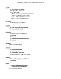 KINNIKINNICK School District 131