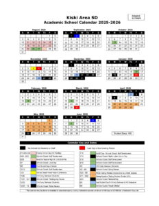 Kiski Area School District Calendar