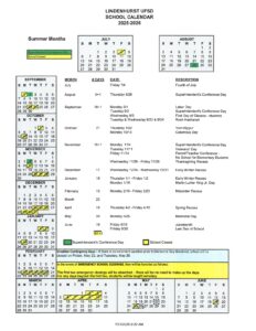 LINDENHURST UFSD calendar