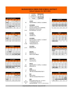 Mamkschools UFSD Calendar