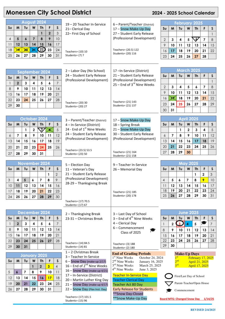 Monessen City School District 24-25