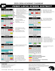 Perry Local School District calendar