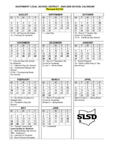 SOUTHWEST LOCAL SCHOOL DISTRICT SLSD