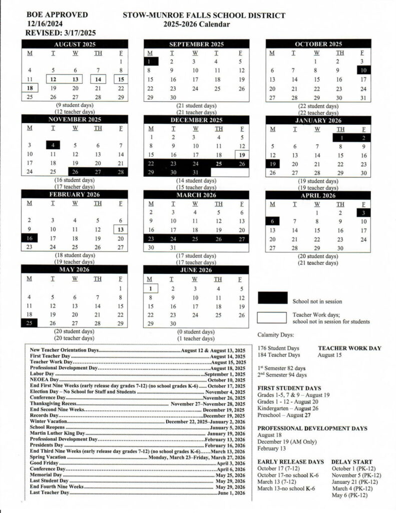 STOW-MUNROE FALLS SCHOOL DISTRICT
