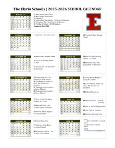 The Elyria Schools Calendar