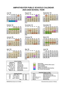 amphitheater public schools calendar