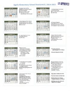 Aguila Elementary School District Calendar