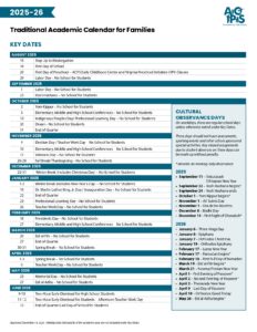 Alexandria City Public Schools Calendar