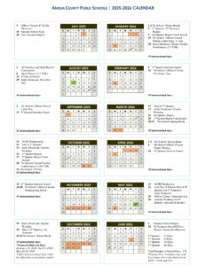 amelia county public schools calendar
