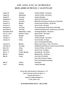 Arcadia Local Schools