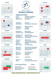 Arlington Community Schools TN Schools Calendar