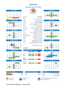 Bedford Public Schools,1 calendar