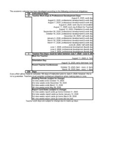 BLAND COUNTY PUBLIC SCHOOLS CALENDAR