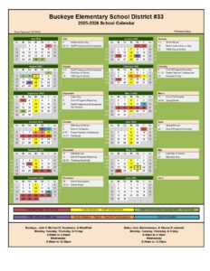 Buckeye Elementary School District CALENDAR