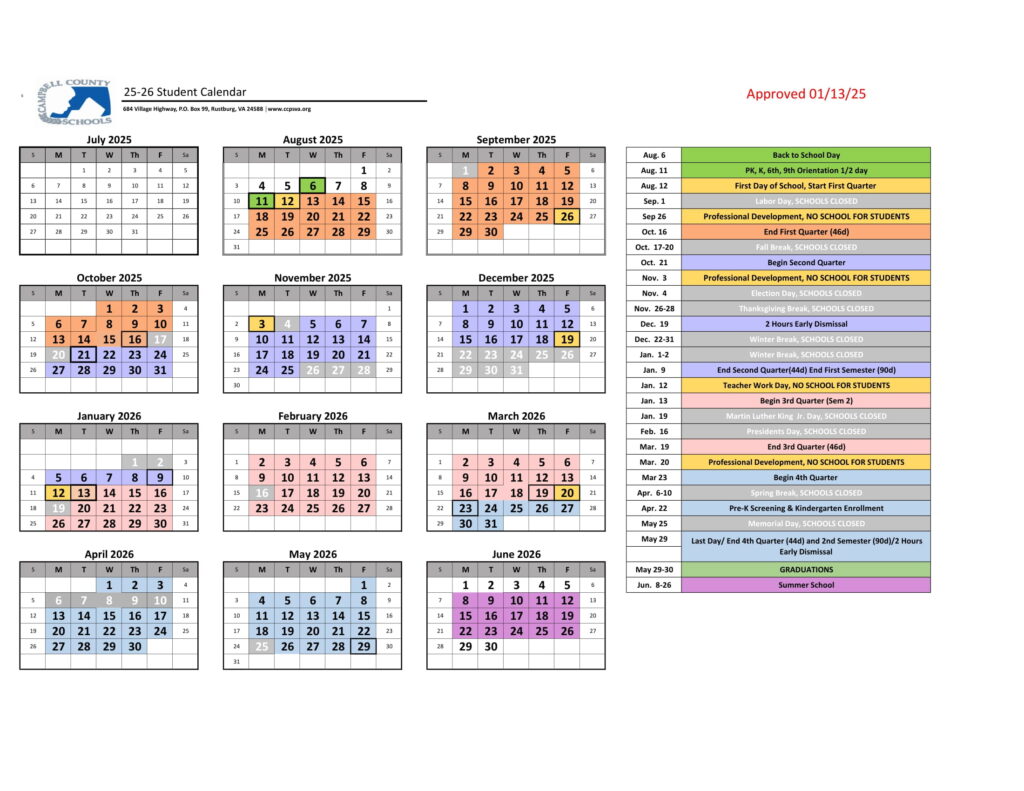 Campbell County Public School Calendar 25 26 Revised PDF EduCounty campbell-county-public-school-calendar-25-26-revised-pdf-educounty
