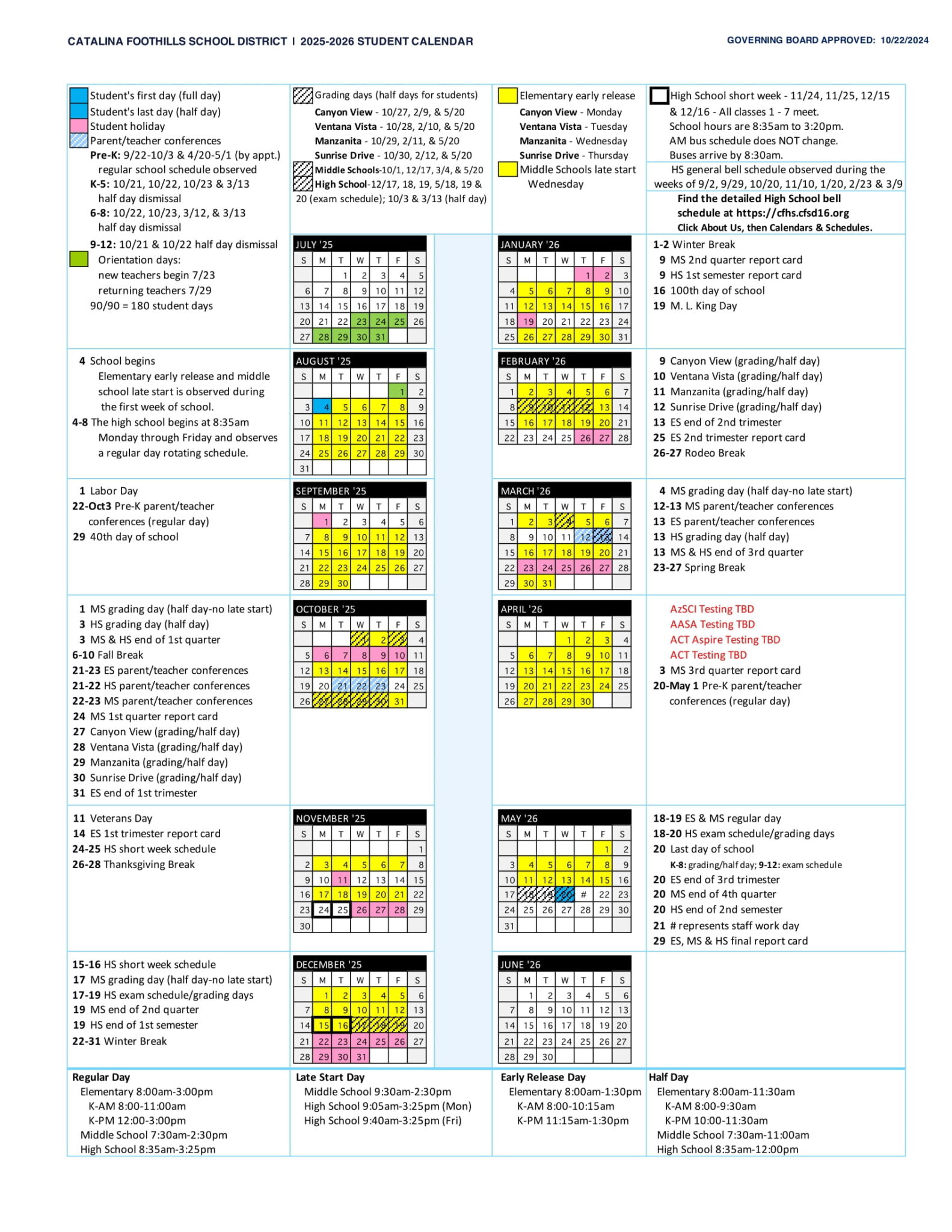 Catalina Footnhills School District Calendar 25 26 Revised pdf catalina-footnhills-school-district-calendar-25-26-revised-pdf