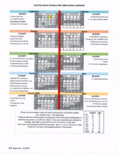 Closter Public School Calendar