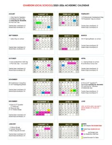 Chardon Local Schools Calendar