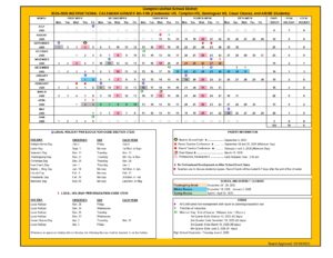 COMPTON USD CALENDAR