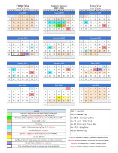 Emporia Public Schools Calendar