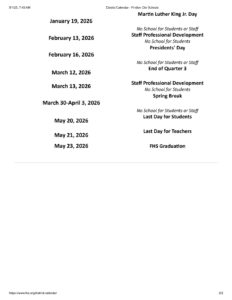 findlay schools calendar