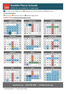 Franklin Pierce Schools Calendar