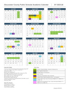 Gloucester County Public Schools CALENDAR