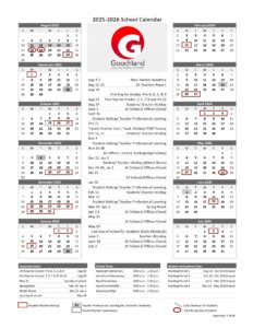 Goochland County Public Schools Calendar