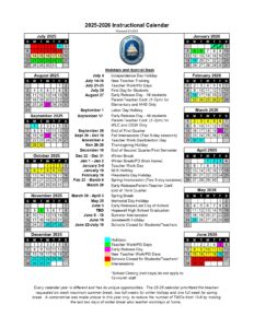Hopewell City Public Schools calendar